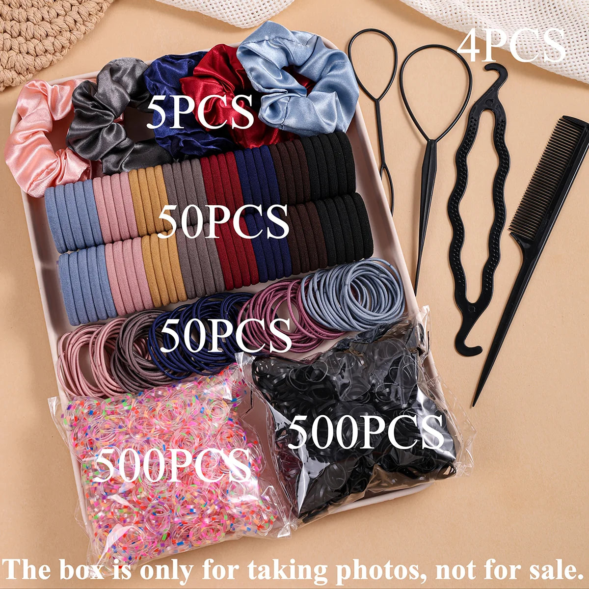 Hair Accessories Set (1109 pcs)