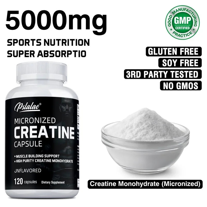 Creatine Monohydrate - Lean Muscle & Endurance, Non-GMO