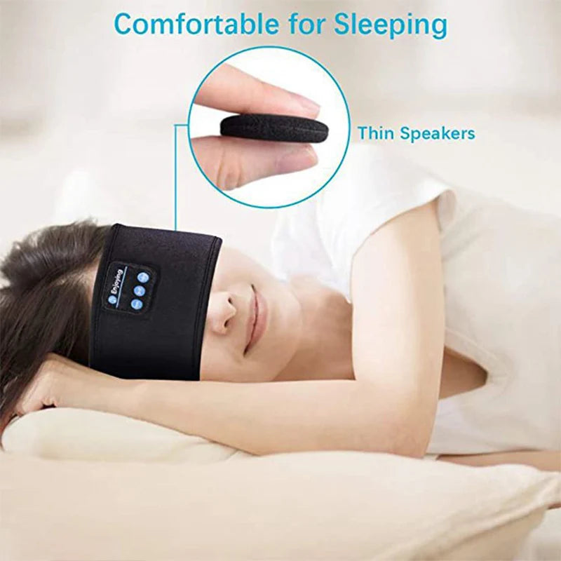 Wireless Bluetooth Sports & Sleep Headband with Built-in Speakers