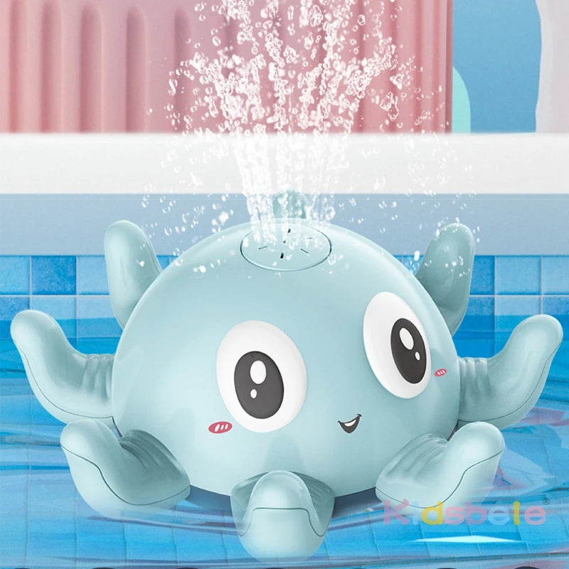 Light-Up Musical Octopus Baby Bath Spray Toy
