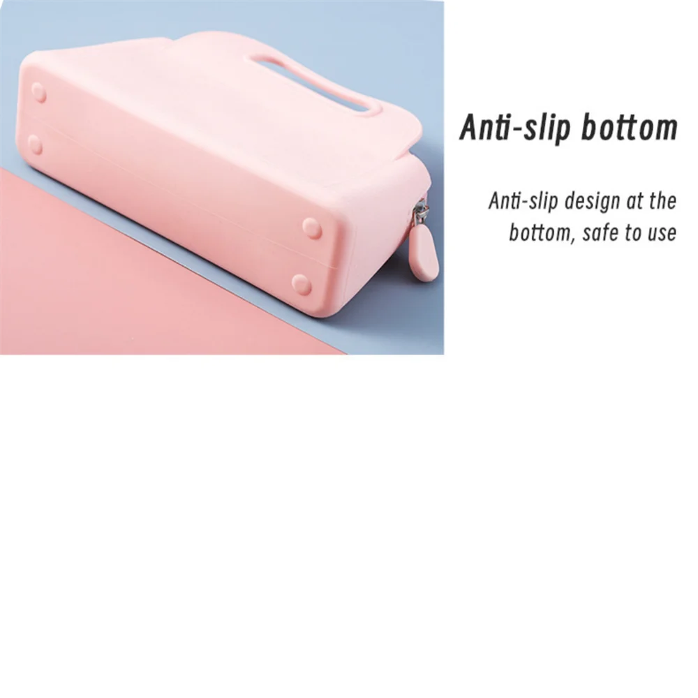 Silicone Hand-Held Cosmetic Bag