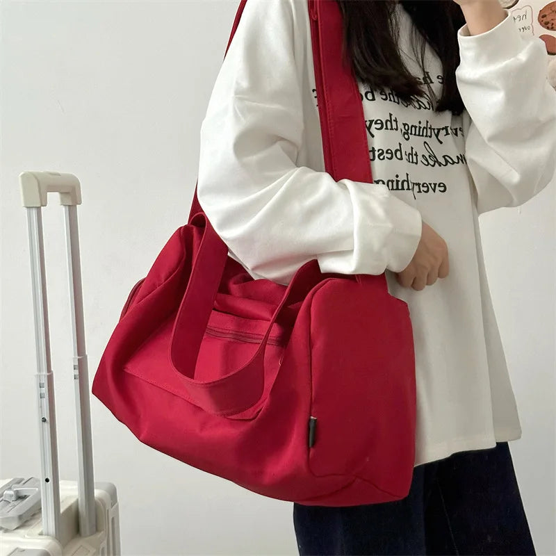 Canvas Shoulder Tote Bag