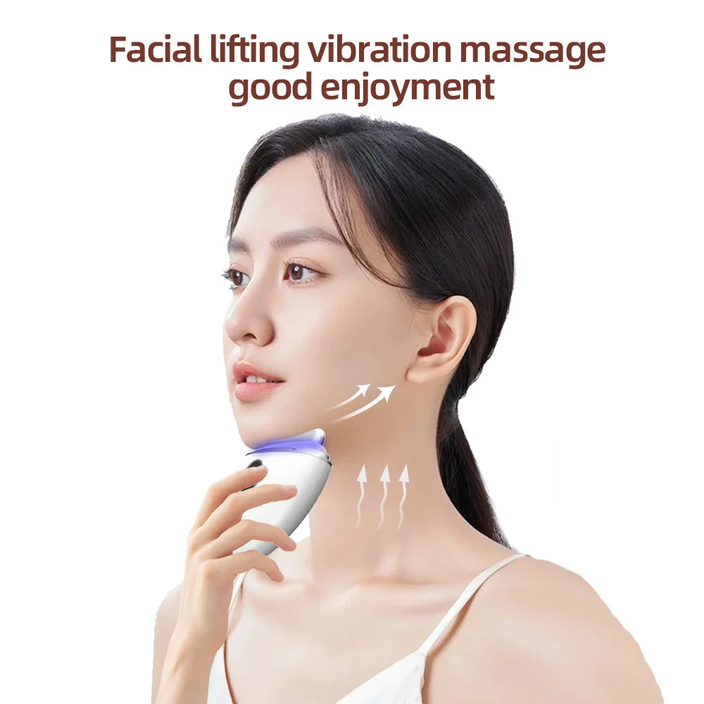 EMS Microcurrent Facial & Neck Scraping Massager - Light Rejuvenation