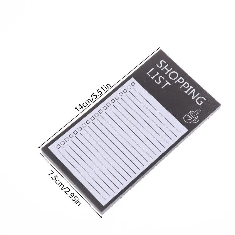Magnetic Memo Pad – Fridge Shopping List Notepad