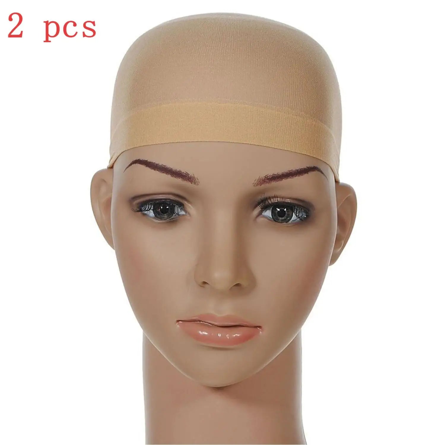 Stretch Mesh Stocking Wig Caps & Hair Nets – Multi-Pack, One Size Fits All