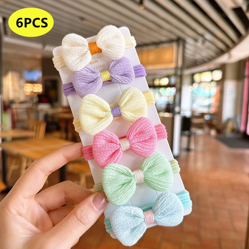 Girls Floral Elastic Hair Bands Set