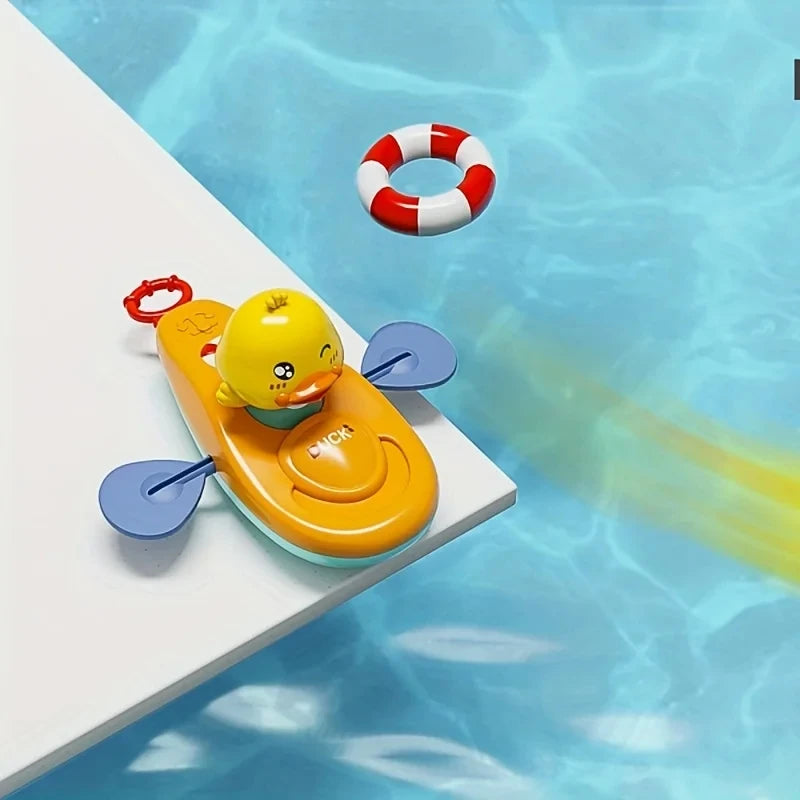 Little Yellow Duck in Kayak - Pool & Bath Toy
