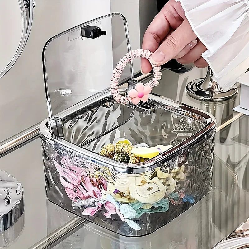 Clear Acrylic Hair Accessories Storage Box