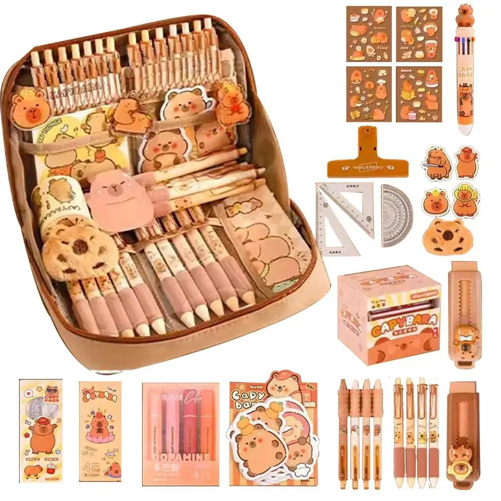 Capybara Stationery & Pencil Case Gift Set