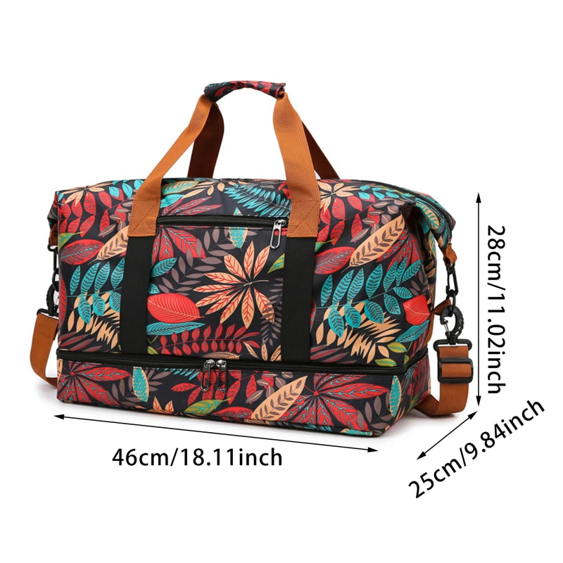 Sports Fitness Bag with Dry-Wet Separation