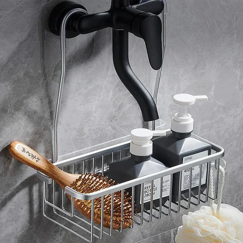 Shower Storage Basket – Wall-Mounted Bathroom Organiser