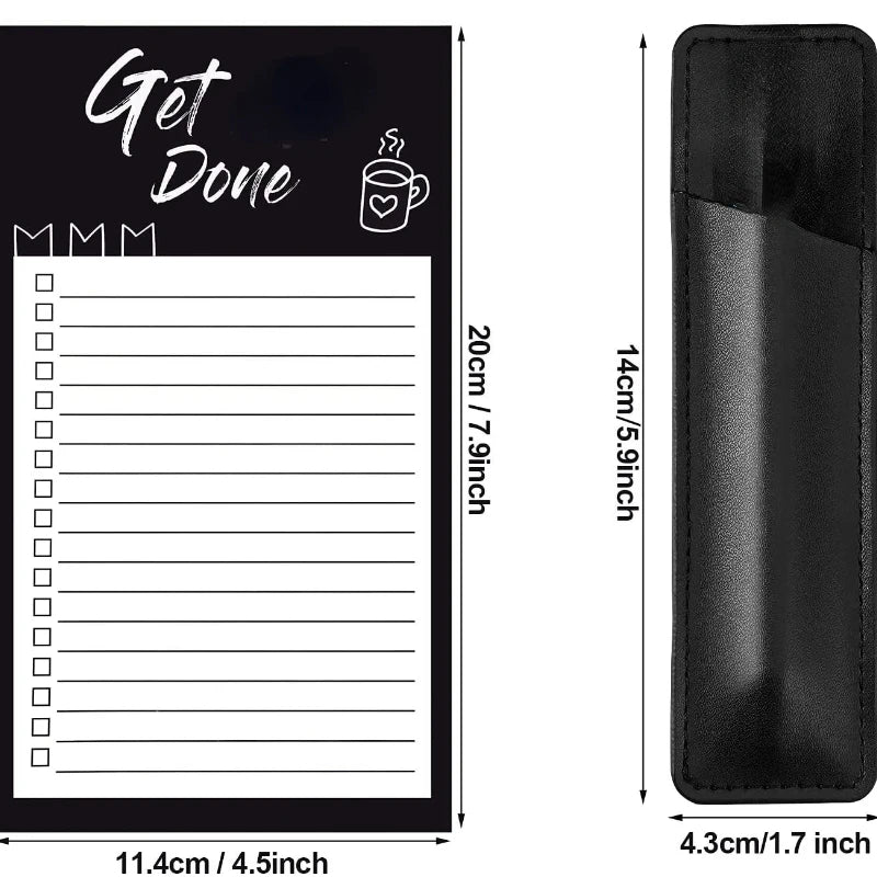 50-Sheet Magnetic Notepad – Fridge To-Do List Pad