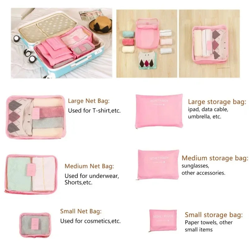 Luggage Organizer Bag Set
