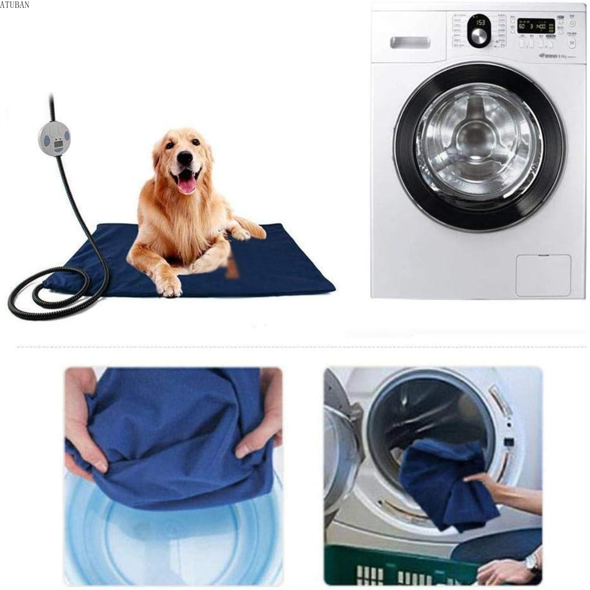 Indoor Pet Heating Pad with Chew-Resistant Cord