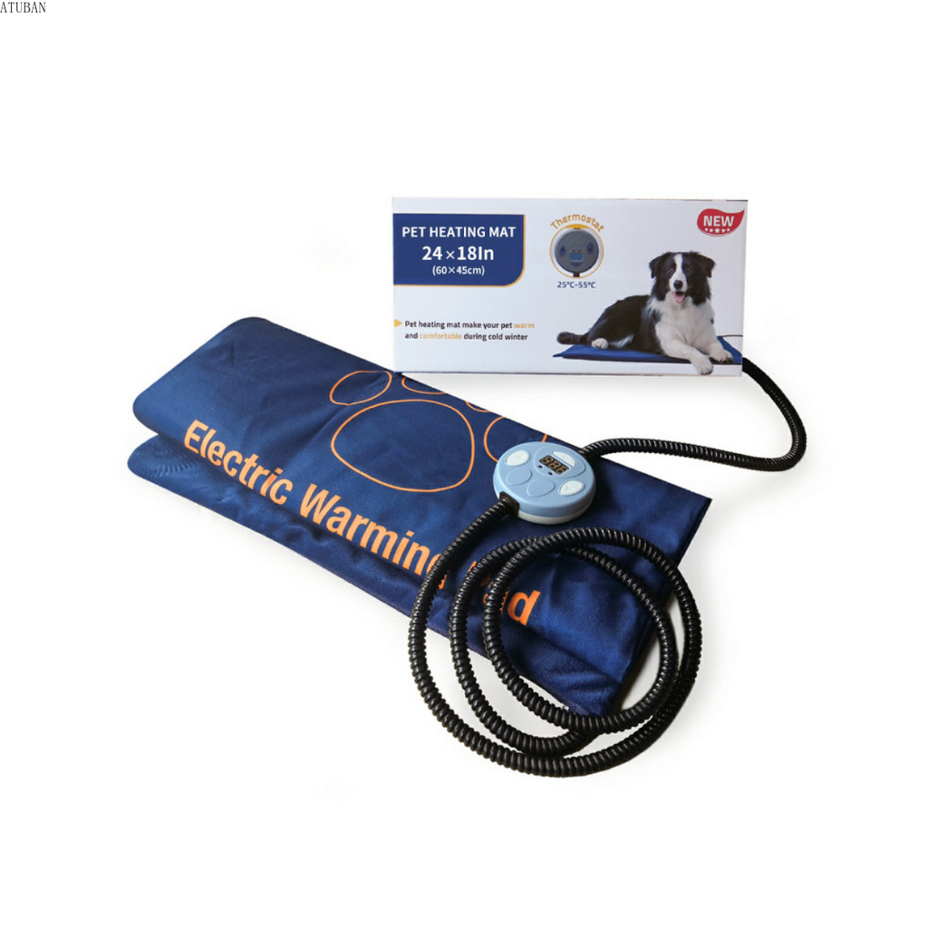 Indoor Pet Heating Pad with Chew-Resistant Cord