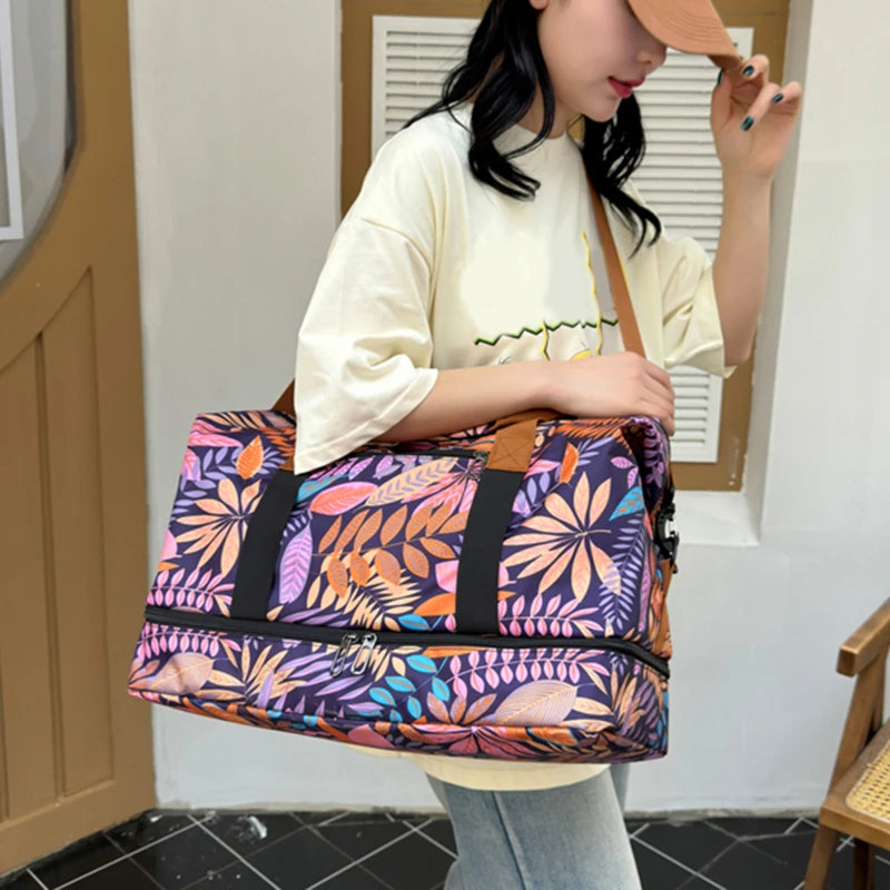 Sports Fitness Bag with Dry-Wet Separation