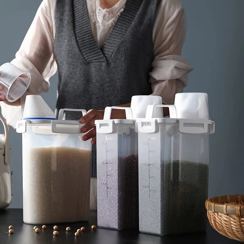Airtight Dry Food Storage Container with Lid – BPA-Free, Pantry Organiser
