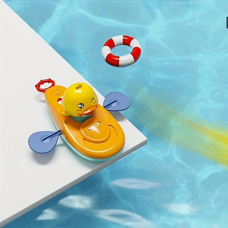 Little Yellow Duck in Kayak - Pool & Bath Toy