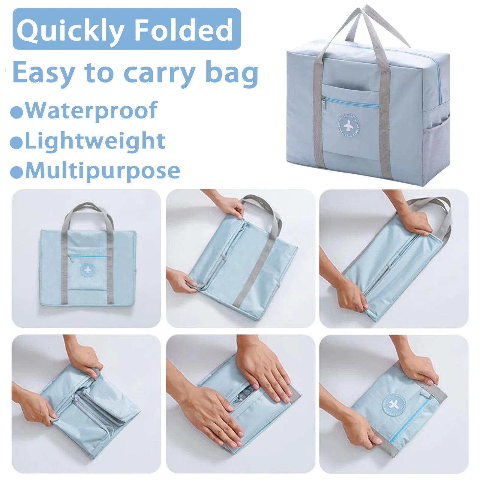 Lightweight Foldable Sports Duffle Bag