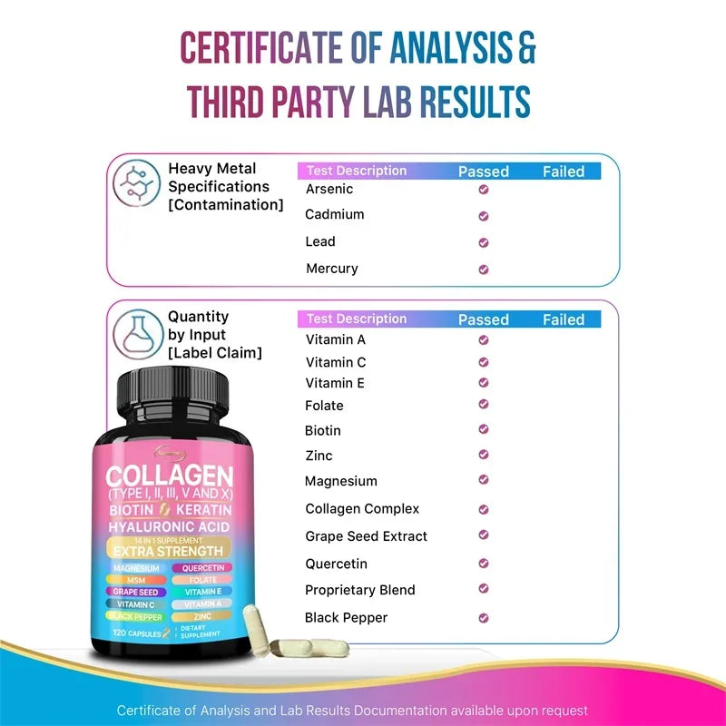 Collagen Supplement - Skin, Hair, Nails & Immune Support