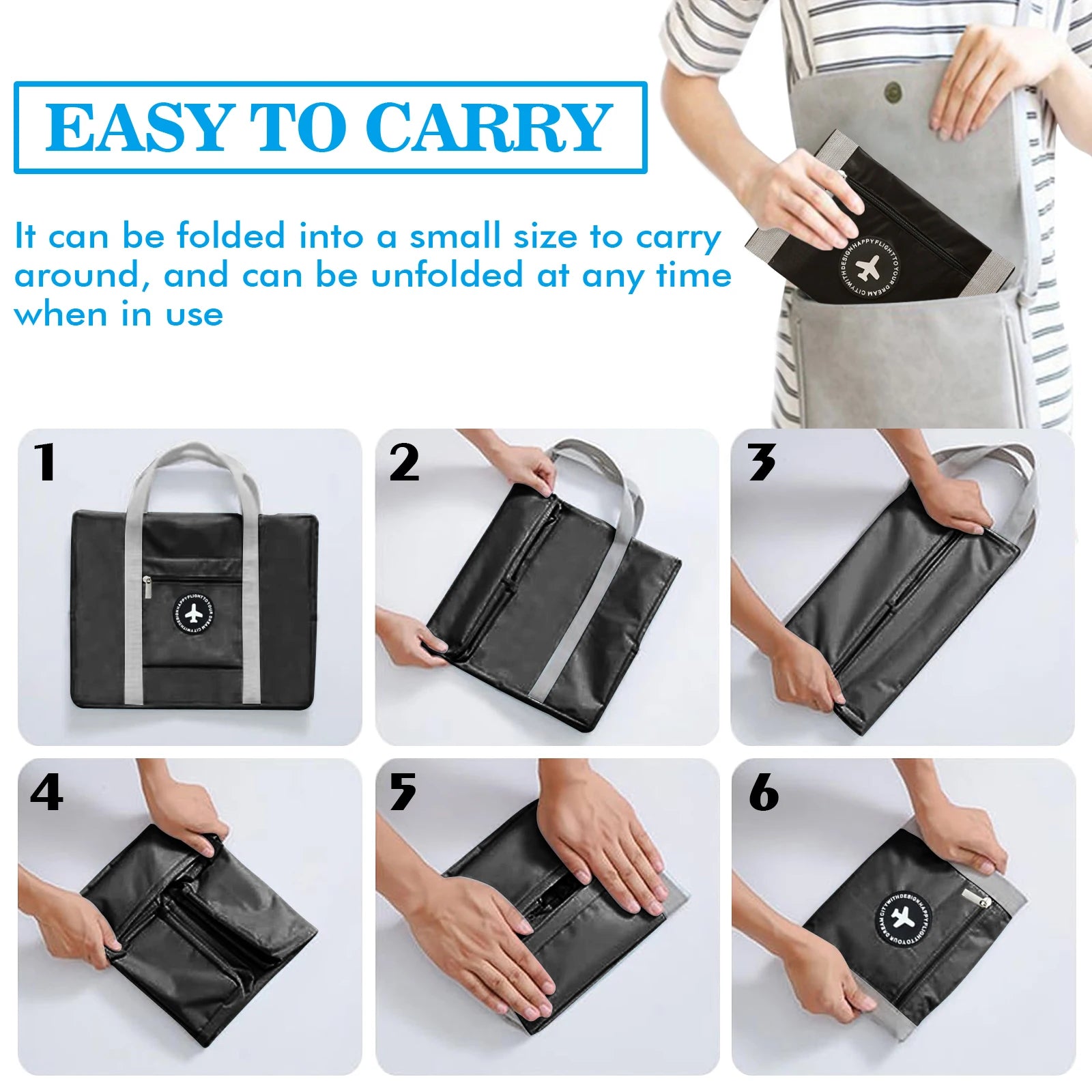 Lightweight Foldable Sports Duffle Bag