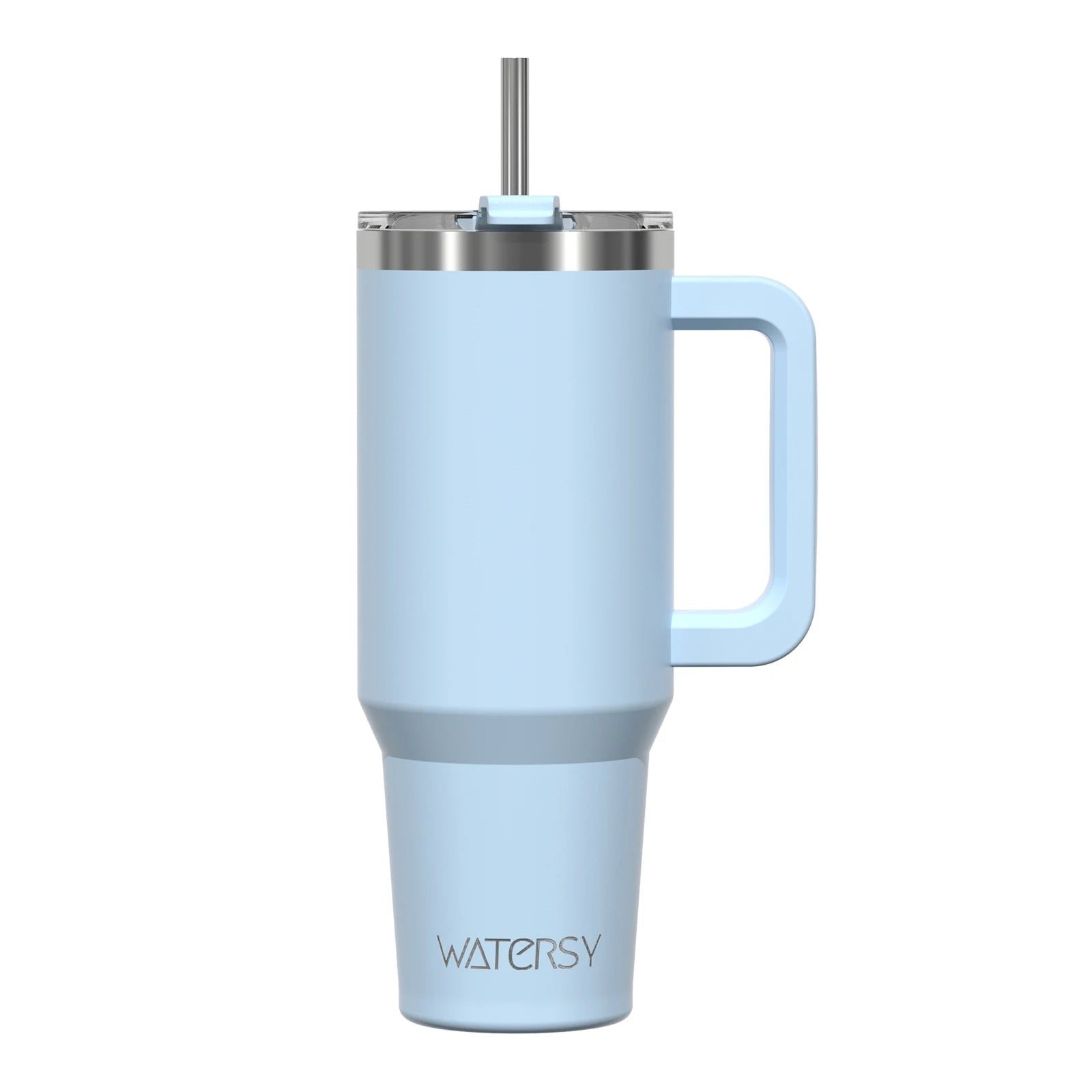 Double Wall Vacuum Insulated Stainless Steel Tumbler with Handle & Straw – 20oz, 30oz or 40oz