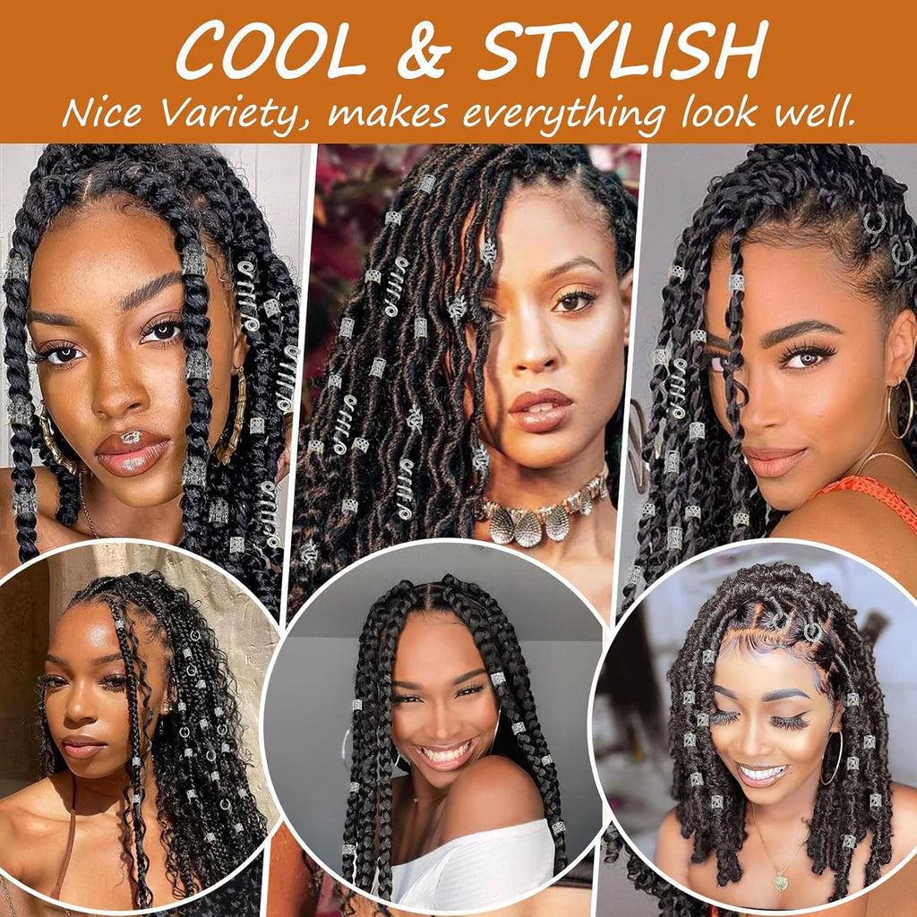 Hair Braid Jewellery Set (220 pcs)