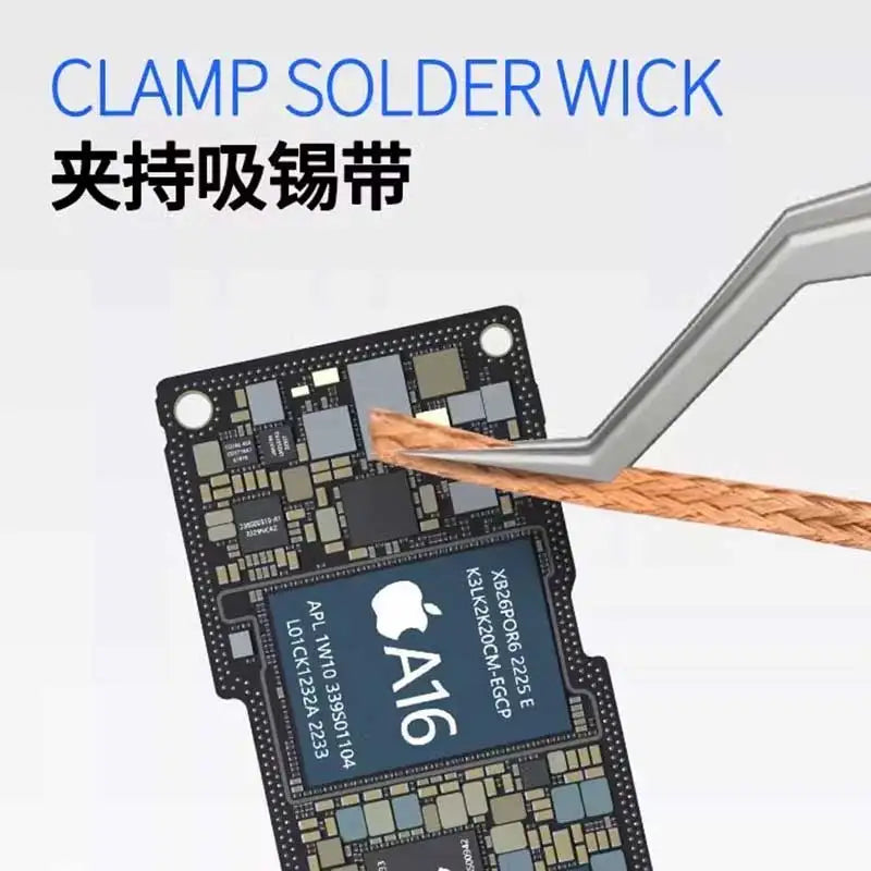MECHANIC Aax-17 tin positioning tweezers, for precise clamping of tin wire, non-slip and wear-resistant, made of steel