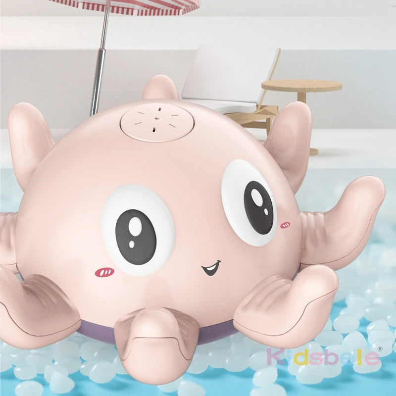 Light-Up Musical Octopus Baby Bath Spray Toy