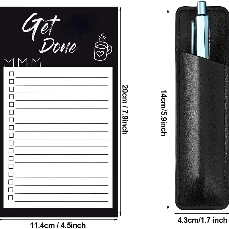 50-Sheet Magnetic Notepad – Fridge To-Do List Pad