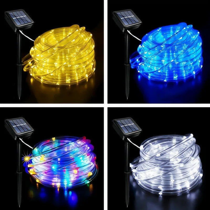 Waterproof Outdoor Solar LED String Lights