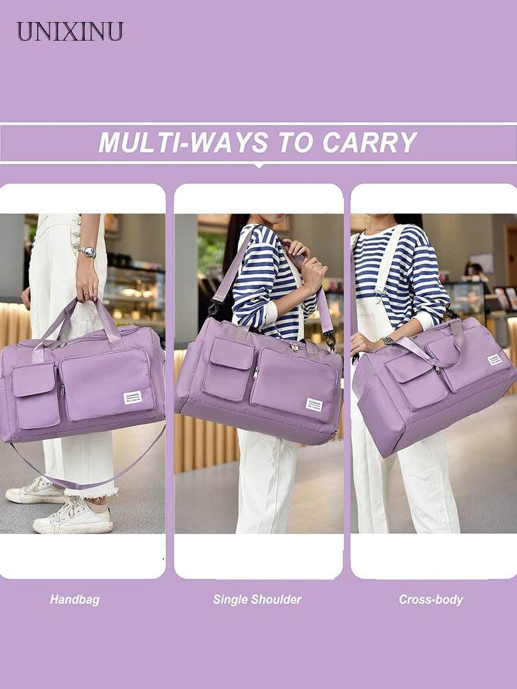 Duffle Bag with Shoe Compartment