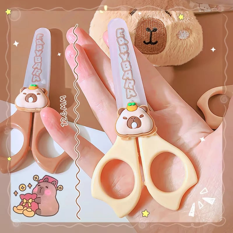 Capybara Mini Craft Scissors for Kids