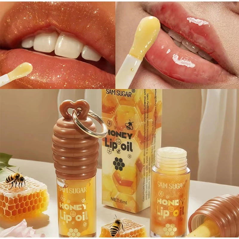 Honey Lip Balm - Longlasting Moisturizing With Transparent Pearlescent