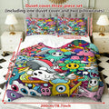 3PCS Duvet Cover Set - 1 Duvet and 2 Pillowcases