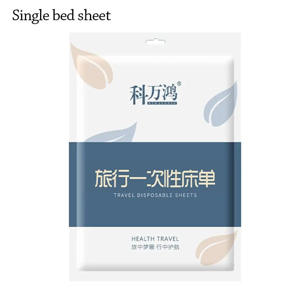 3/4-Piece Disposable Bed Set - Duvet Cover, Pillowcase and sheet