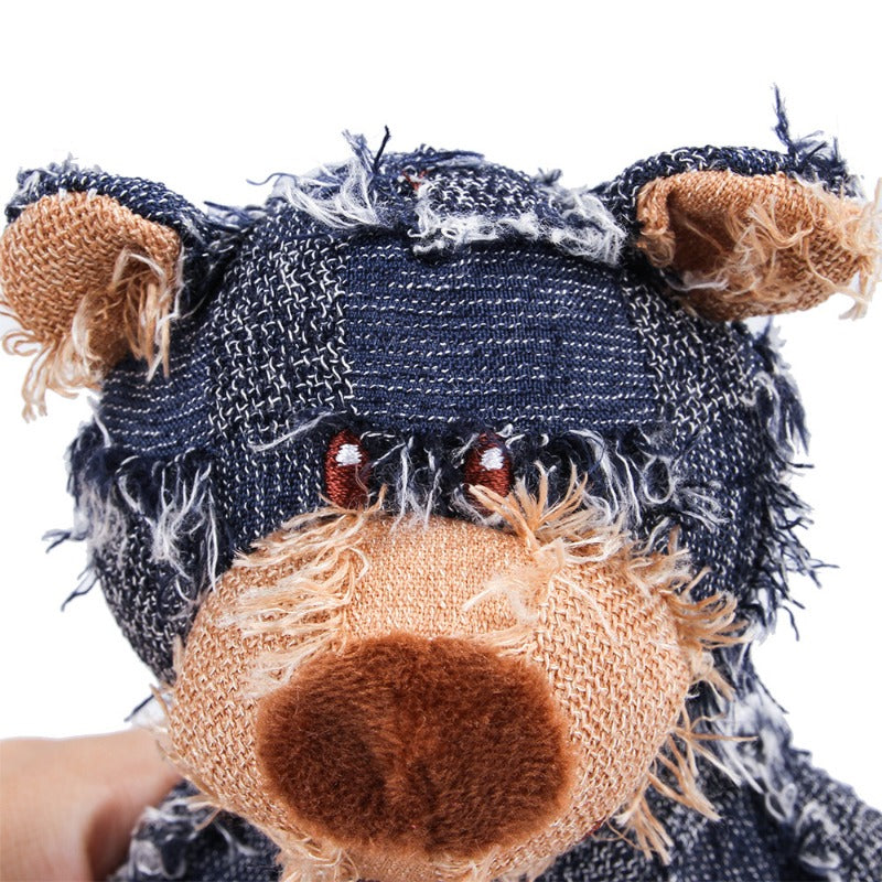 Interactive Plush Teddy Bear Sound Toy for Dogs