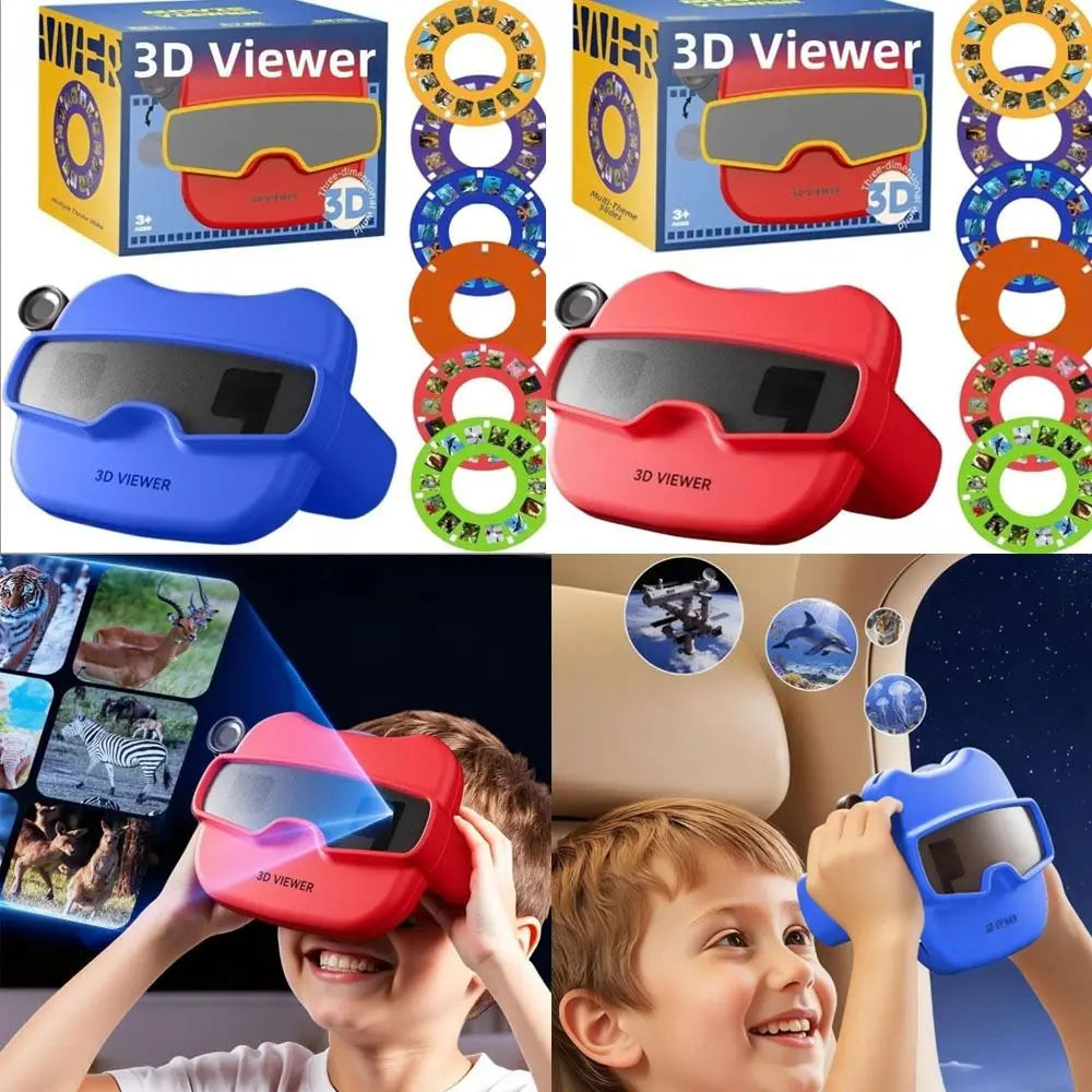 6-Reel 3D Stereoscopic Viewer – Educational Kids Toy