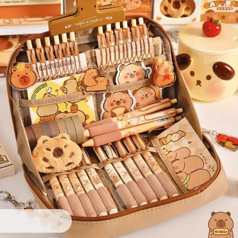 Capybara Stationery & Pencil Case Gift Set