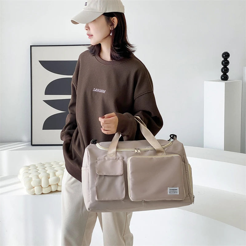 Duffle Bag with Shoe Compartment