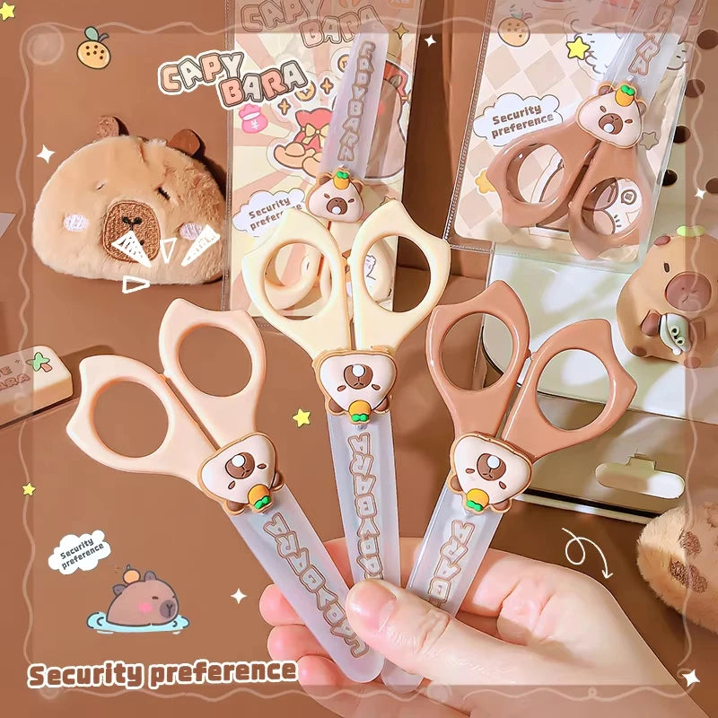 Capybara Mini Craft Scissors for Kids