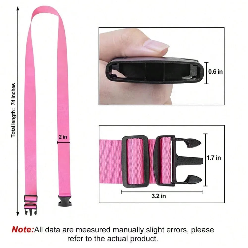 Adjustable Luggage Strap Set