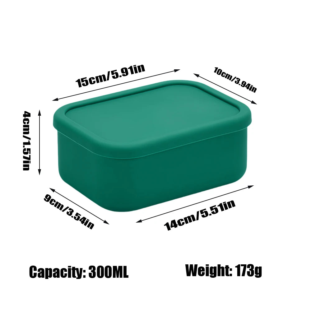 Silicone Food Storage Containers - Airtight, Microwave, Dishwasher, Freezer