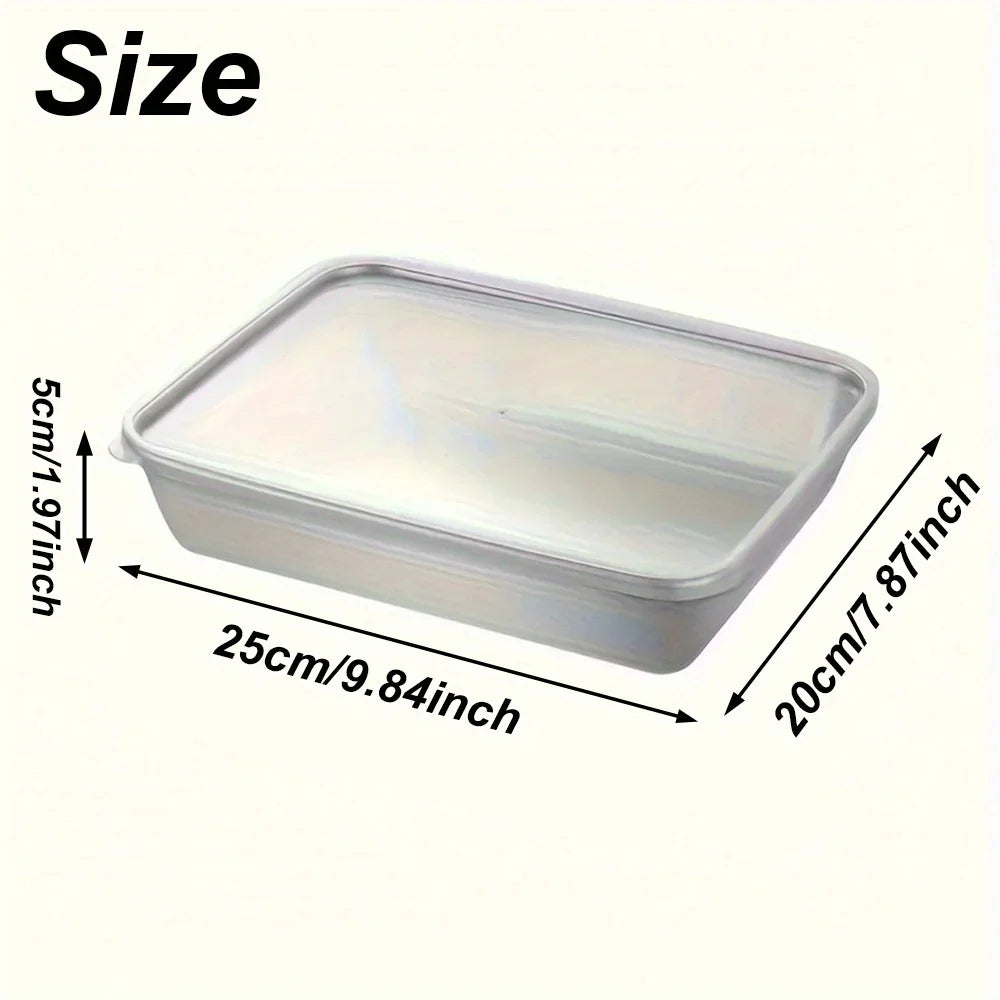 Leakproof Stackable Stainless Steel Food Containers – Dishwasher Safe, Set of 3