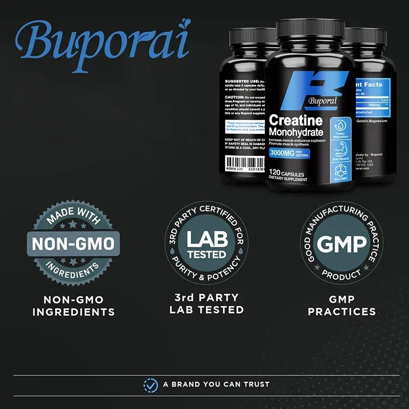 Creatine Monohydrate - Energy, Endurance & Muscle Growth
