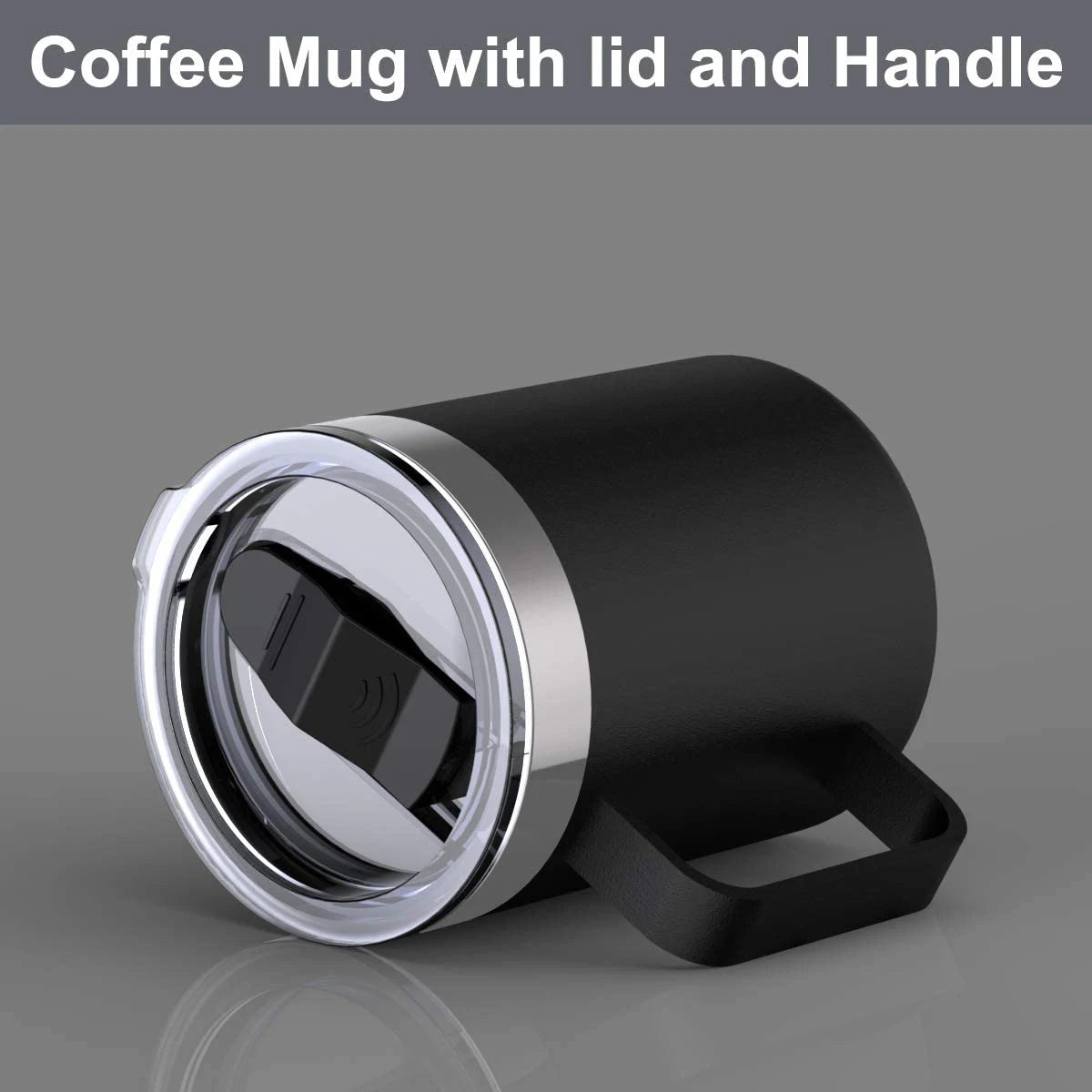 Stainless Steel Insulated Coffee Mug 360ml Tumbler Cup with Lid for Hot & Cold Drinks