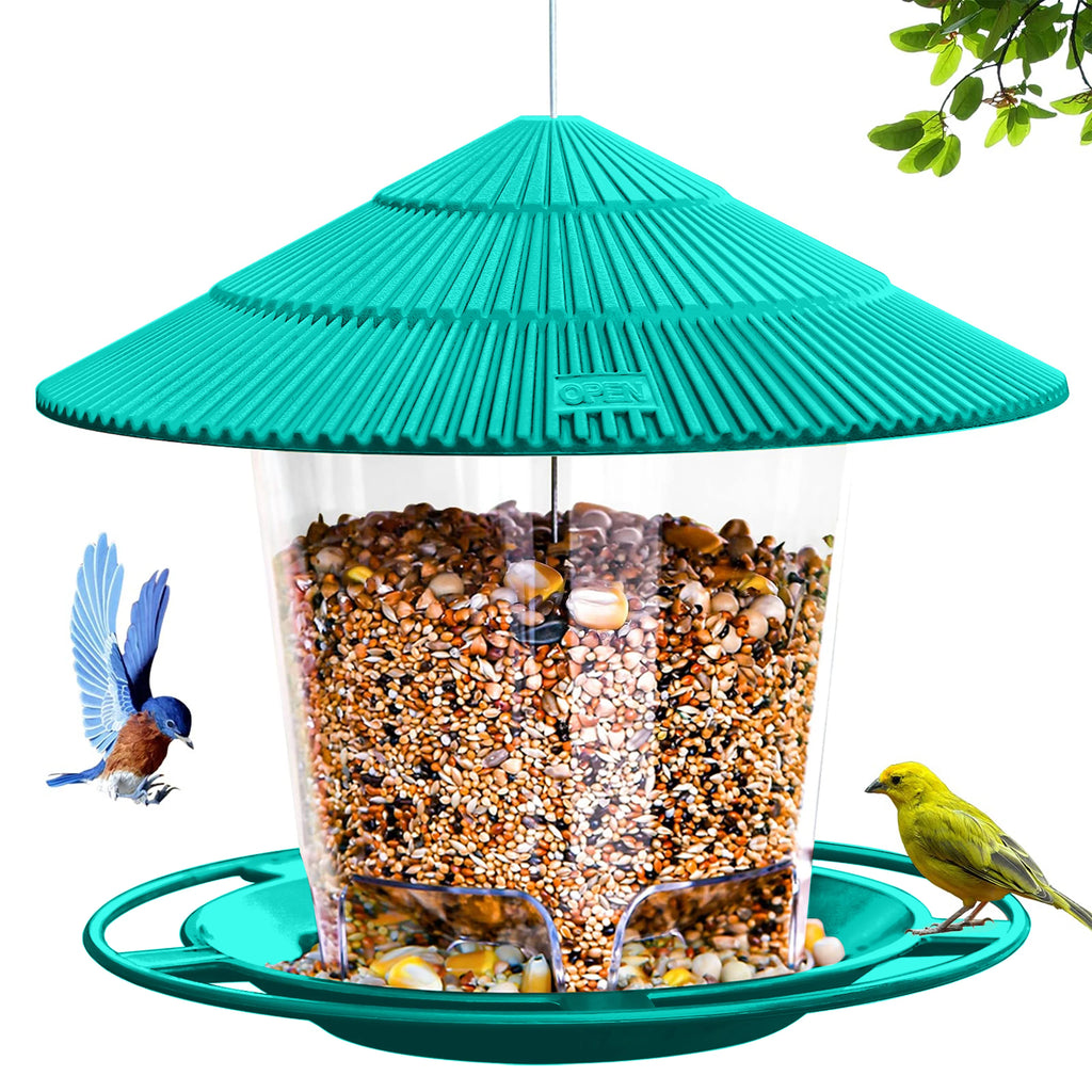 Hanging Outdoor Bird Feeder with Multiple Hole Dispenser