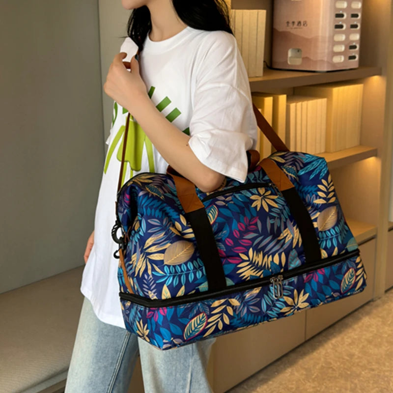 Sports Fitness Bag with Dry-Wet Separation