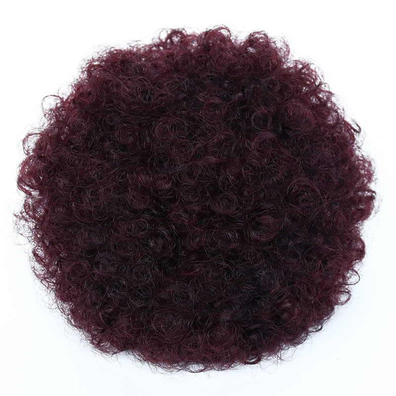 Brazilian Afro Puff Drawstring Ponytail Extension – Natural Hair