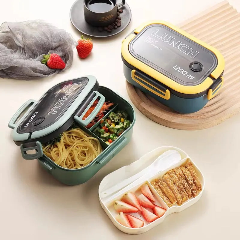 Lunch Box with Cutlery Set – Portable Meal Kit, Leakproof & BPA-Free